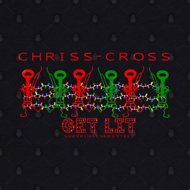 Christmas Cross Get Lit by SherringenergyTeez